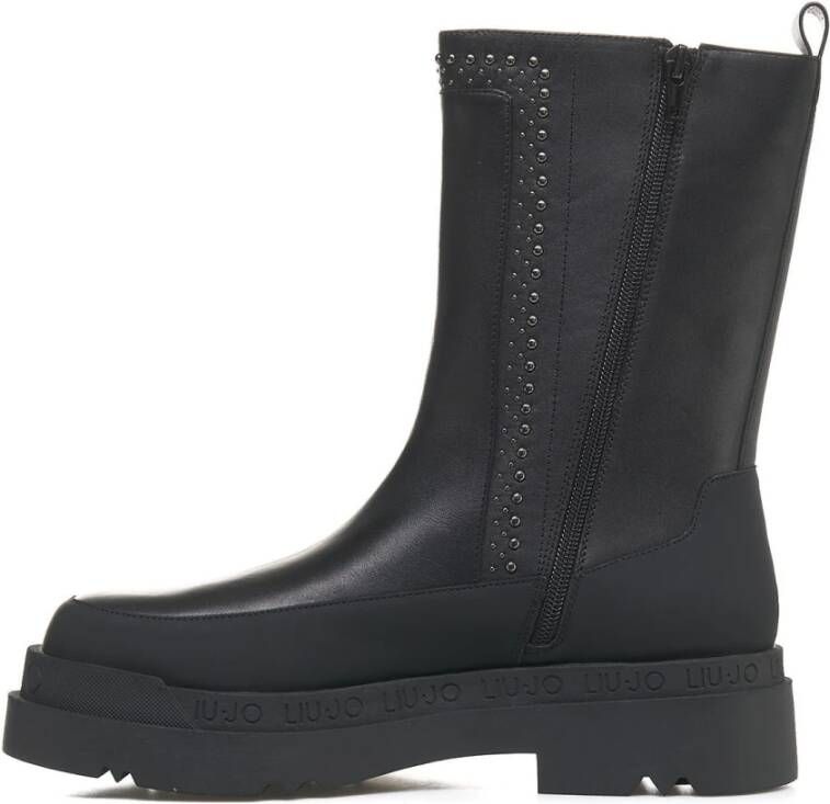 Liu Jo Studded Chelsea Boots Love 54 Black Dames