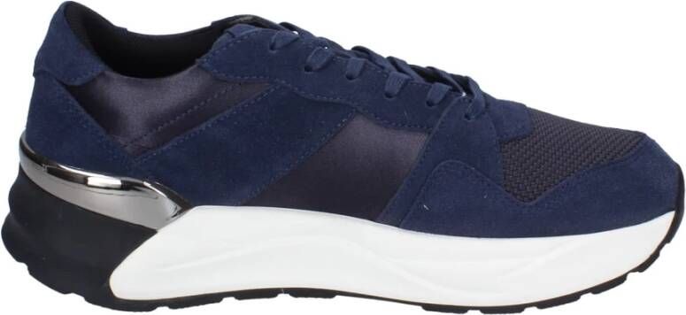 Liu Jo Suede Heren Sneakers Blue Heren