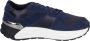 Liu Jo Suede Heren Sneakers Blue Heren - Thumbnail 3