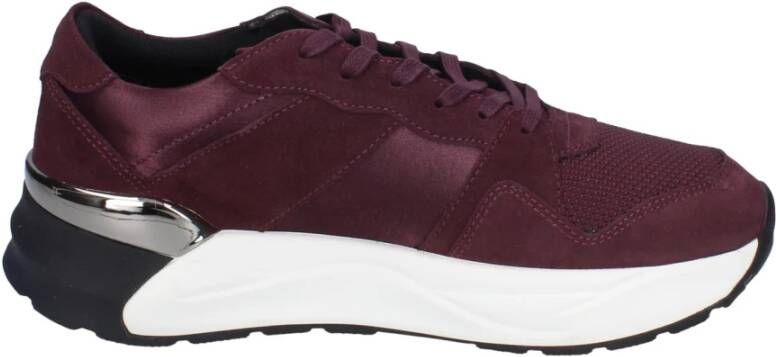 Liu Jo Suede Heren Sneakers Purple Heren