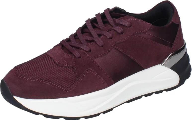 Liu Jo Suede Heren Sneakers Purple Heren