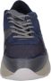 Liu Jo Suede Leren Heren Sneakers Blue Heren - Thumbnail 4