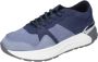 Liu Jo Suede Leren Heren Sneakers Blue Heren - Thumbnail 5