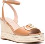 Liu Jo Beige Leren Sleehak Sandalen Beige Dames - Thumbnail 3