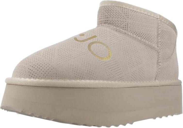 Liu Jo Winterlaarzen Stijlvolle Modieuze Schoenen Beige Dames