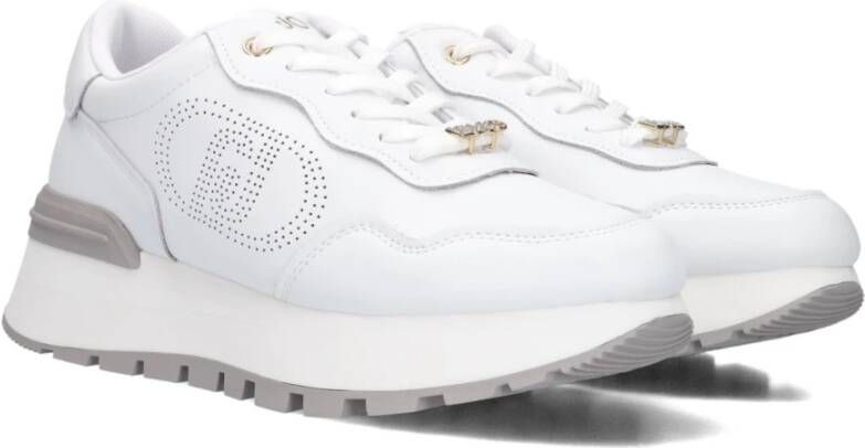 Liu Jo Witte Lage Top Sneakers Trendy Stijl White Dames