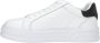 Liu Jo Witte Leren Sneaker met Reliëf Logo White Dames - Thumbnail 9