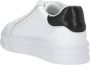 Liu Jo Witte Leren Sneaker met Reliëf Logo White Dames - Thumbnail 9