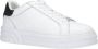Liu Jo Witte Leren Sneaker met Reliëf Logo White Dames - Thumbnail 11