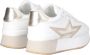 Liu Jo Witte Leren Sneakers met Gouden Details White Dames - Thumbnail 7