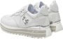 Liu Jo Witte leren sneakers met metalen details White Dames - Thumbnail 5