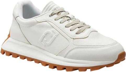 Liu Jo Witte Minimalistische Sneakers White Heren