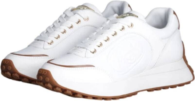 Liu Jo Witte Platte Sneaker White Dames