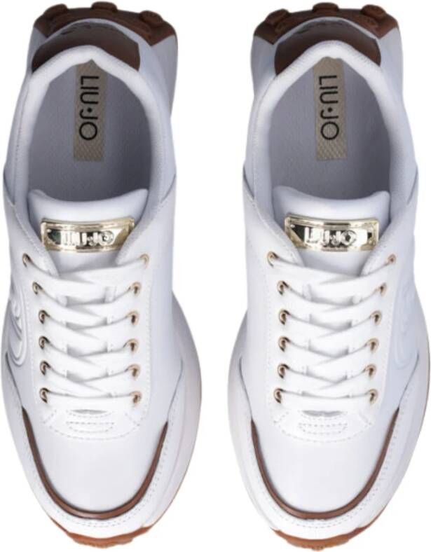 Liu Jo Witte Platte Sneaker White Dames