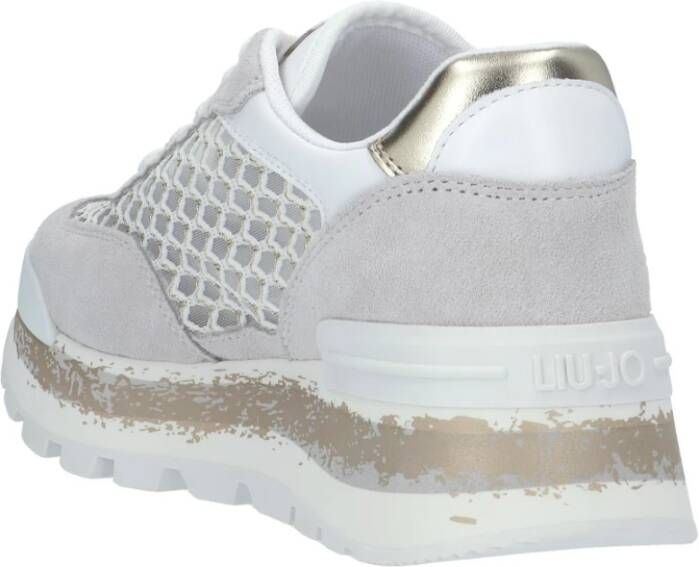 Liu Jo Witte Sneaker met Verwijderbare Binnenzool Multicolor Dames