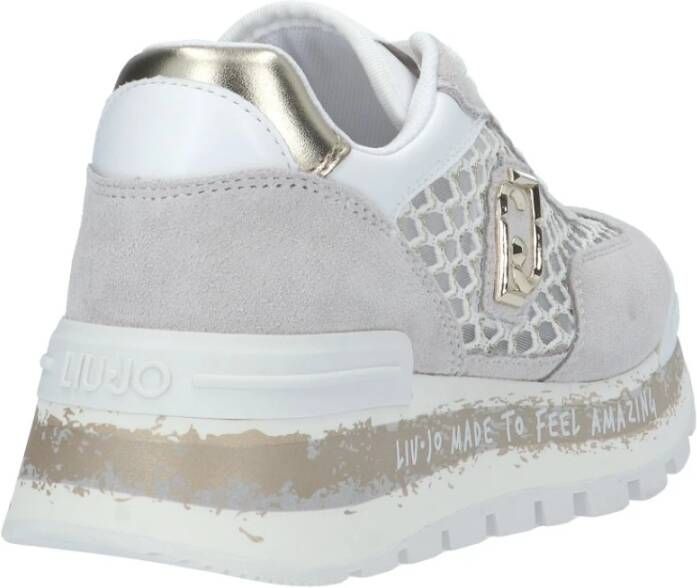 Liu Jo Witte Sneaker met Verwijderbare Binnenzool Multicolor Dames