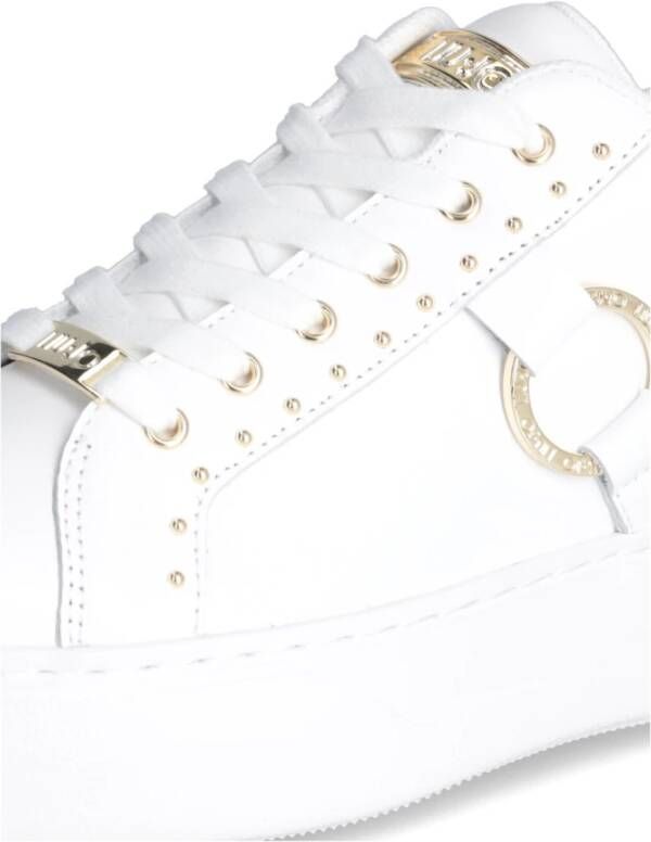 Liu Jo Witte Sneakers Dames Leer Eva White Dames