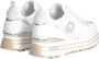 Liu Jo Witte Sneakers Elegant Ontwerp Metalen Details White Dames - Thumbnail 12