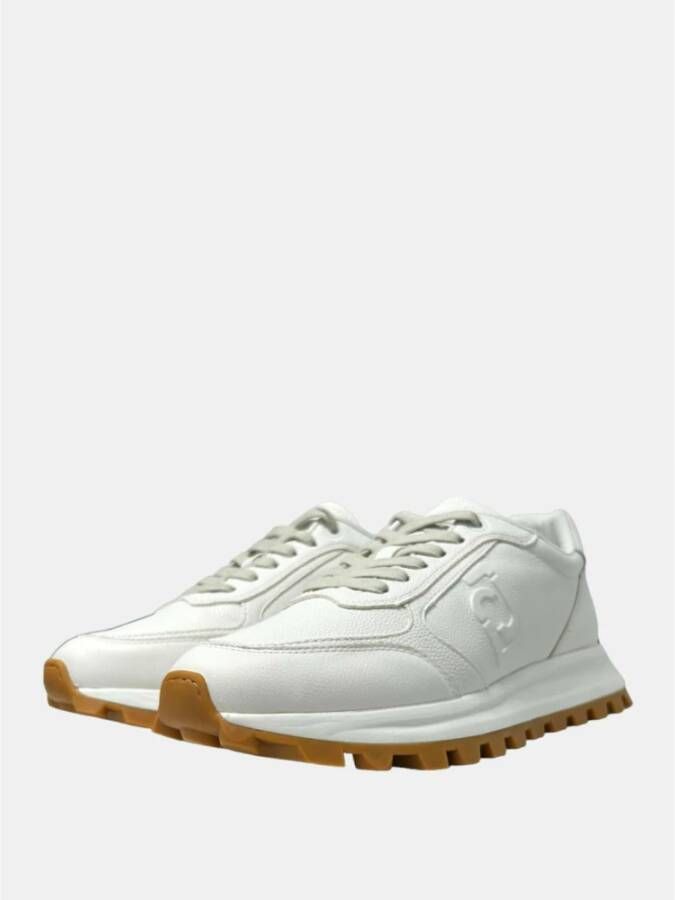 Liu Jo Witte Sneakers Leer Mannen White Heren