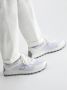 Liu Jo Witte Sneakers Stretch Stof Leren Inzetstukken Multicolor Heren - Thumbnail 6
