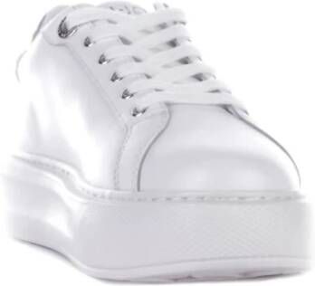 Liu Jo Witte Sport Sneakers Logo Zijdetail White Dames