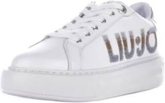 Liu Jo Witte Sport Sneakers Logo Zijdetail White Dames