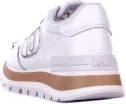 Liu Jo Witte Sport Sneakers Logo Zijkant White Dames