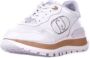 Liu Jo Witte Sport Sneakers Logo Zijkant White Dames - Thumbnail 8