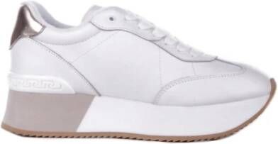 Liu Jo Witte Sport Sneakers Logo Zijkant White Dames