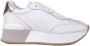 Liu Jo Witte Leren Sneakers met Gouden Details White Dames - Thumbnail 12