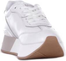 Liu Jo Witte Sport Sneakers Logo Zijkant White Dames