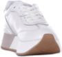 Liu Jo Witte Leren Sneakers met Gouden Details White Dames - Thumbnail 13