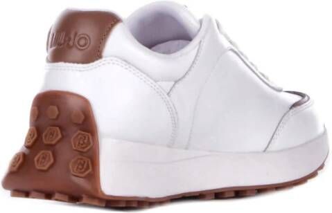 Liu Jo Witte Sport Sneakers Logo Zijkant White Dames