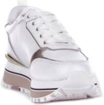 Liu Jo Witte sportsneakers met zijlogo White Dames