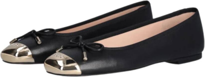 Liu Jo Zwarte Ballerina Platte Schoenen Black Dames