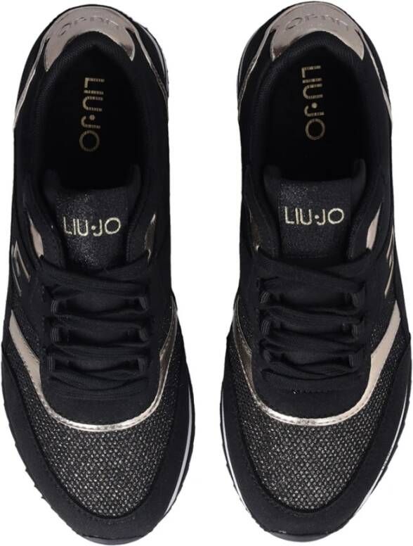 Liu Jo Zwarte Casual Synthetische Sneakers voor Vrouwen Black Dames