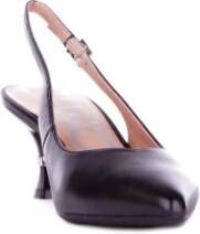 Liu Jo Zwarte Hak Decollete Schoenen met Logo Black Dames