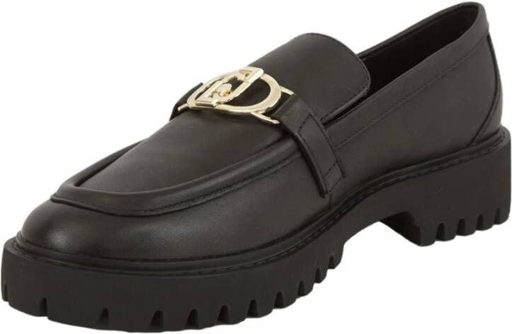 Liu Jo Zwarte Loafer Schoen Black Dames