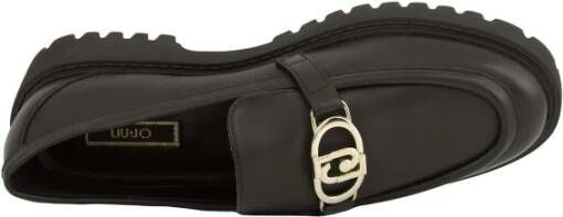 Liu Jo Zwarte Loafer Schoen Black Dames