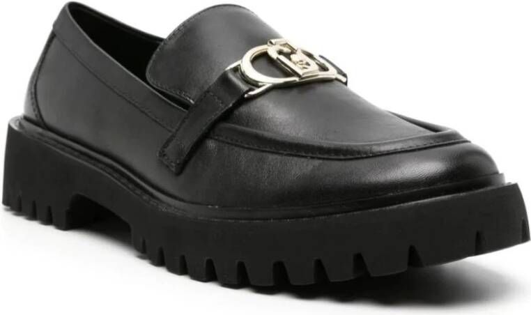 Liu Jo Zwarte Loafers Cora 01 Mocassino Black Dames