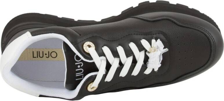 Liu Jo Zwarte Sneaker Schoenen Black Dames