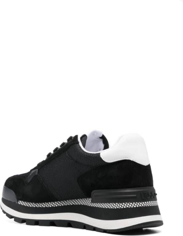 Liu Jo Zwarte Sneakers voor Vrouwen Aw24 Black Dames