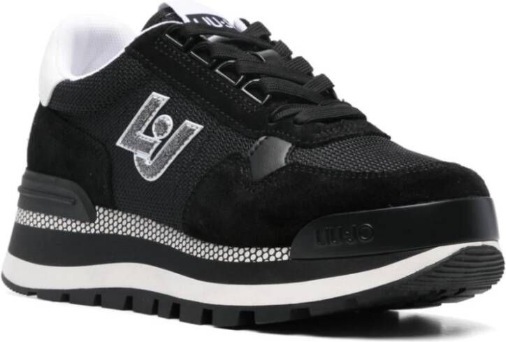 Liu Jo Zwarte Sneakers voor Vrouwen Aw24 Black Dames