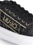 Liu Jo Zwarte Tweed Sneakers met Logo Black Dames - Thumbnail 2