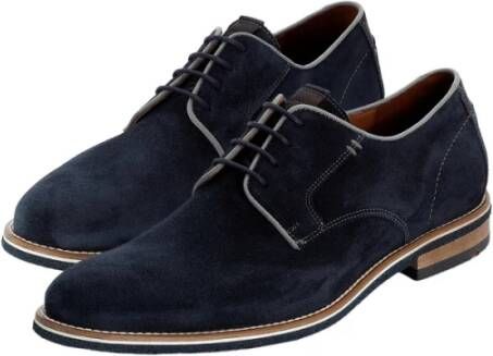 Lloyd Blauwe Veterschoenen Blue Heren