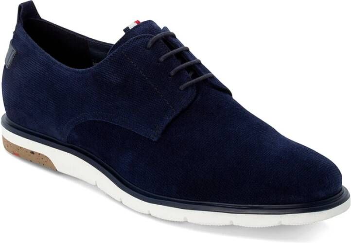 Lloyd Blauwe Veterschoenen Harold Blue Heren