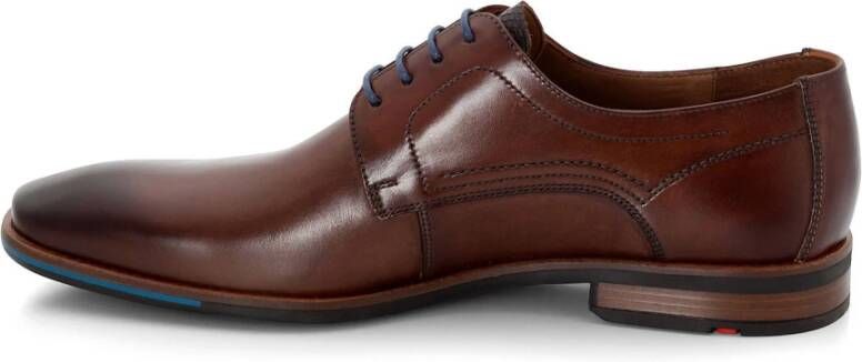 Lloyd Klassieke leren schoenen met subtiele accenten Brown Heren