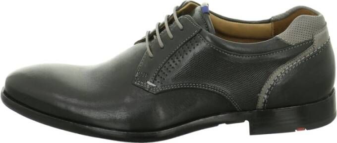 Lloyd Klassieke zwarte veterschoenen Black Heren