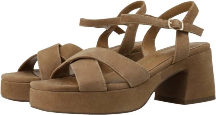 Lodi Beige Jurk Sandalen voor Vrouwen Beige Dames