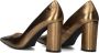 Lodi Pumps Stiletto Dames Damesschoenen Leer hoogte 9 cm Sebet Brons - Thumbnail 4